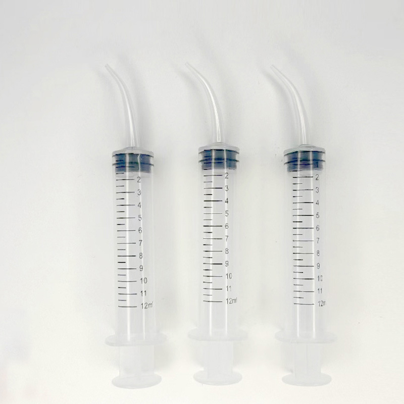 12ml wisdom socket irrigator dental elbow syringe