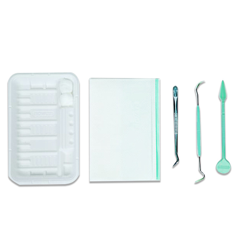 Disposable oral cleaning kit set of 8 pieces