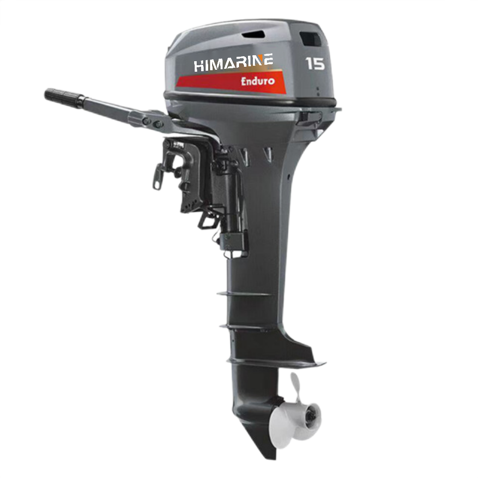 Long Shaft Outboard Motor 2-stroke 15HP 2 Stroke Engine Manual Boat Moter 2 Stroke Tiller/remote Control CDI 2,2